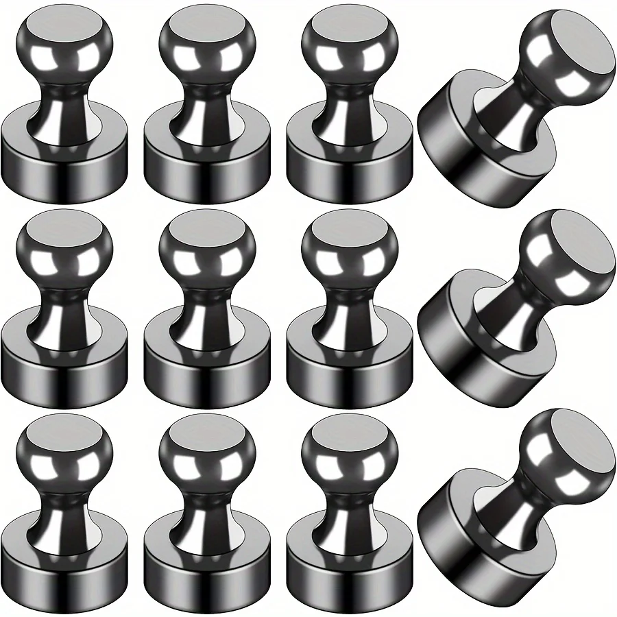 Powerful Black Neodymium Magnetic Push Pins