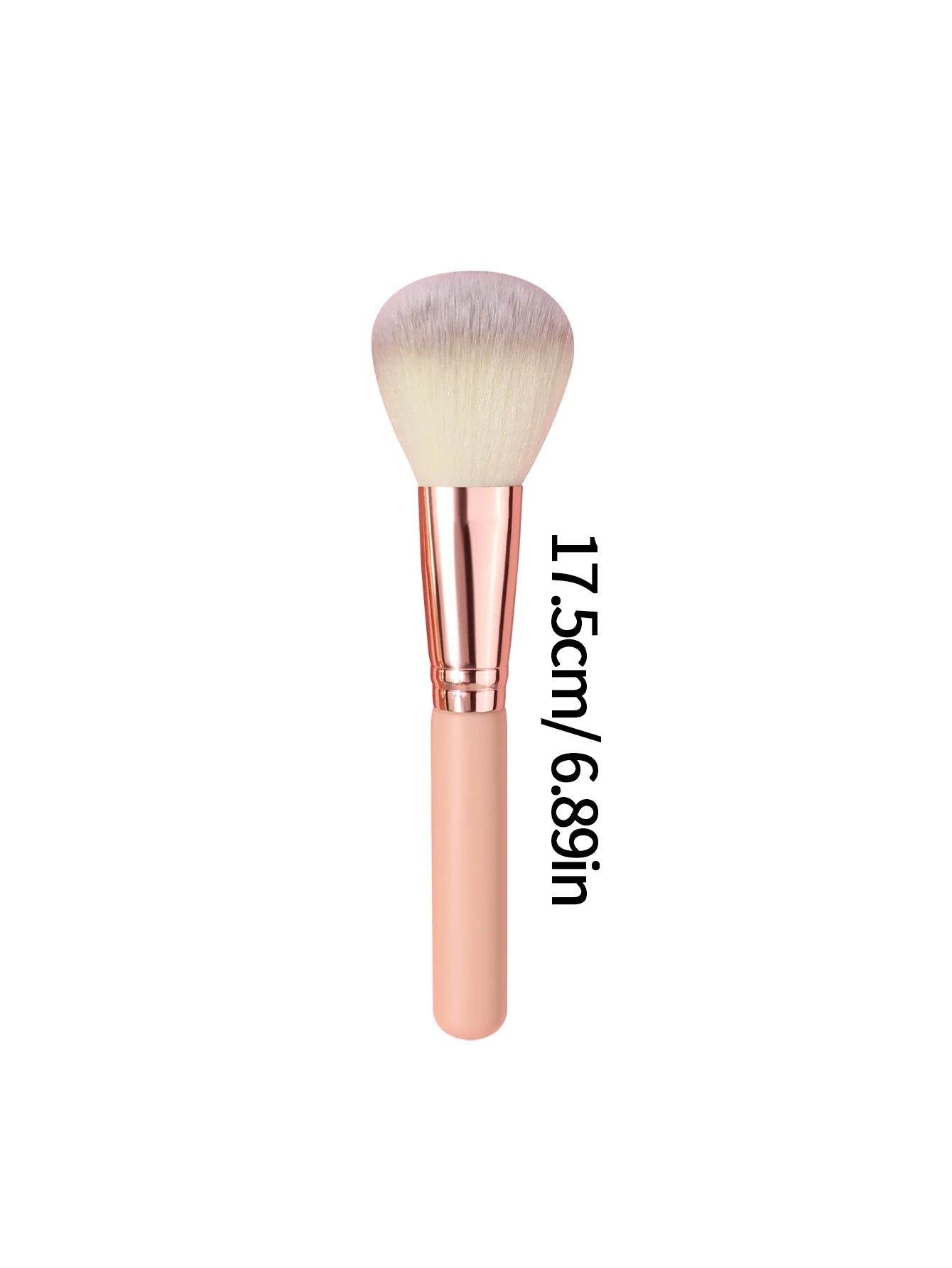 2PCS 대형 커버리지 블러셔 브러쉬, 부드럽고 풍성한 브러쉬모 페이스 파우더 브러쉬, 블러셔 및 하이라이트용 빠른 접착 메이크업 브러쉬