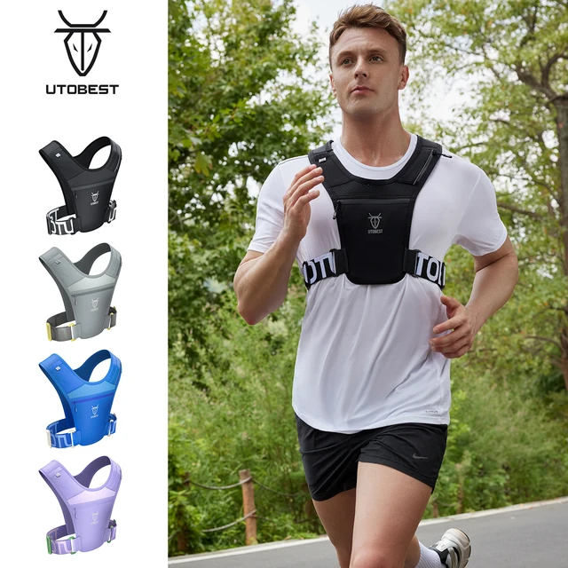 UTOBEST UTR111 Lightweight Running Vest with Led Light Mobile Phone Bag for Training 1 UTOBEST UTR111 Lightweight Running Vest with Led Light Mobile Phone Bag for Training 1