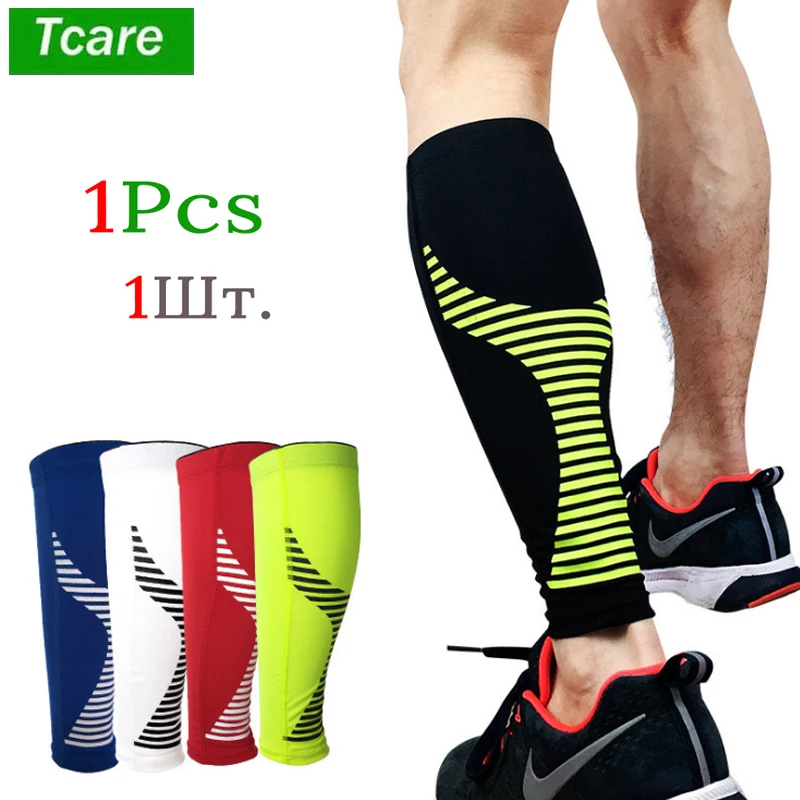 Tcare 1 Piece Sports Calf Compression Sleeves For Men & Women Leg And