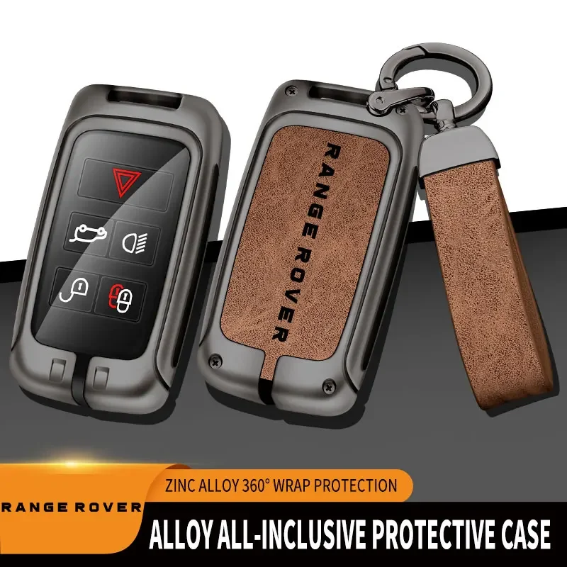 

Zinc Alloy Car Key Case For Land Rover Range Rover Remote Control Protector For Land Rover RANGE ROVER Remote Button Accessories