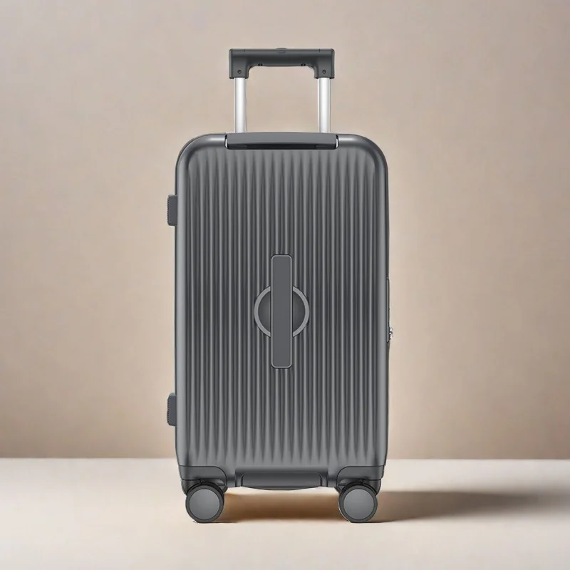 New Luggage Multifunctional Luggage Trade Large Capacity Cup Holder PC Ultra light Trolley Suitcase Universal Travel Suitcase
