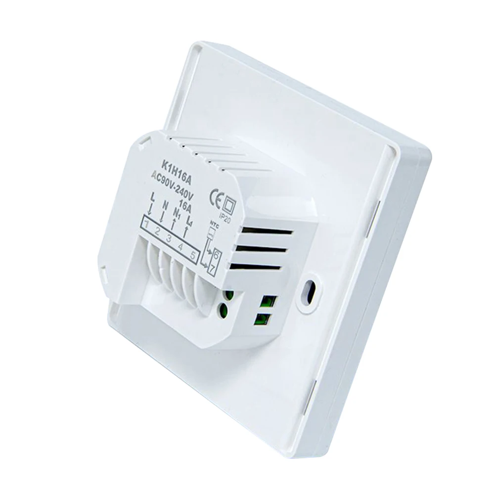 

Digital Thermostat 220V Child Lock Day LED Plastic Replacement Room Spare Parts Underfloor Heating Wall Heating