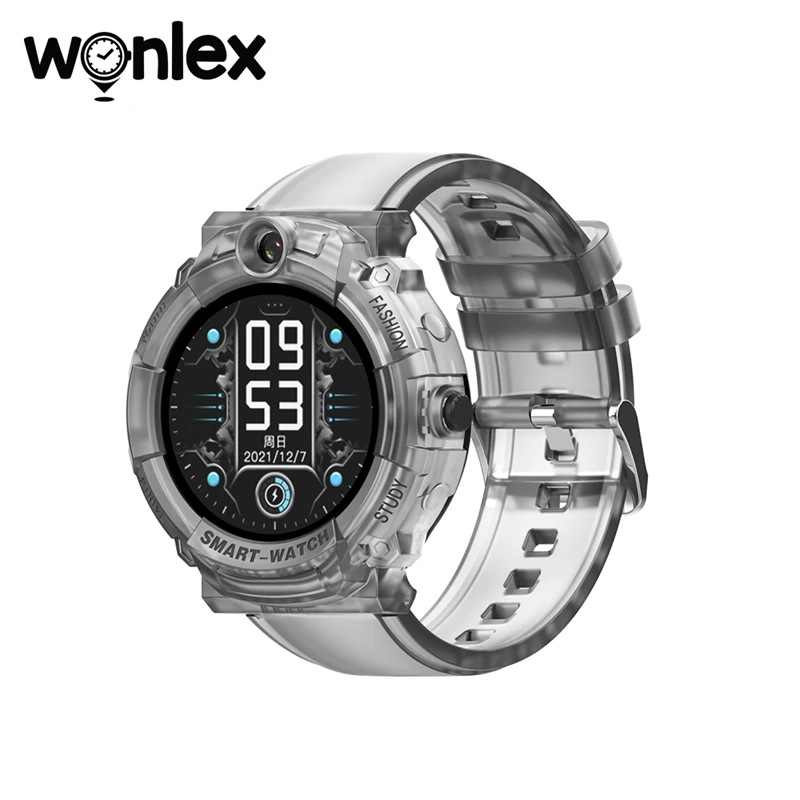 

Wonlex Smart Watch Youth Fashion GPS Tracker 4G Video Calling SOS Audio Monitor KT27 Waterproof Child Remote Photo Android Phone