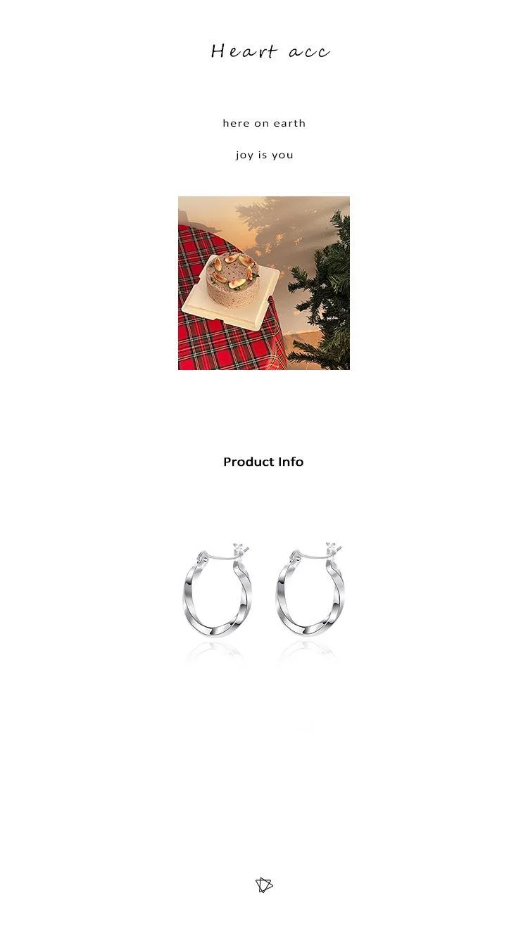 Advanced Feminine Temperament, 2024 New Round With Small And Cool Style, Plain Earrings_voghion.com