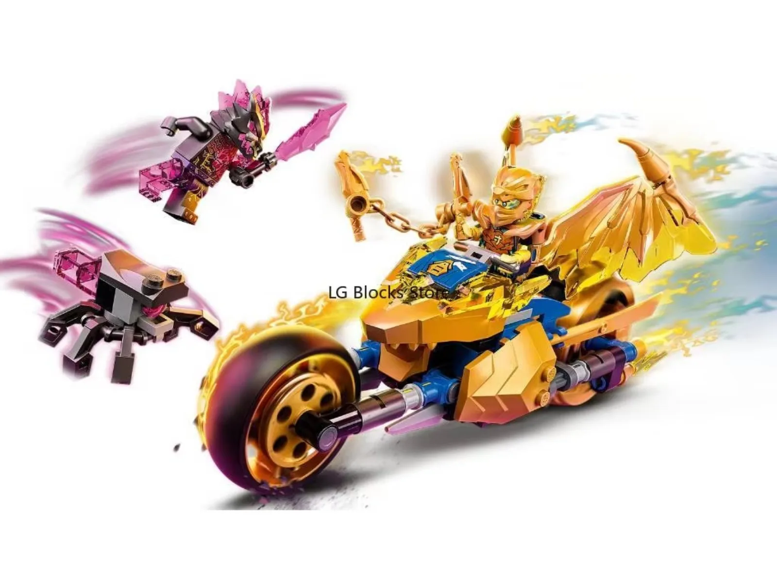 Amazon.com: LEGO® NINJAGO® Jay's Golden Dragon Motorbike