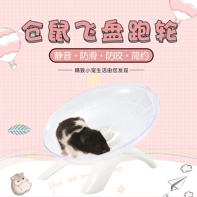 Small Pet Toy Silent Running Practice Wheel Hamster Mouse Hedgehog Parrot Ideal Choice for Small Animals Quiet and Safe Choice 3