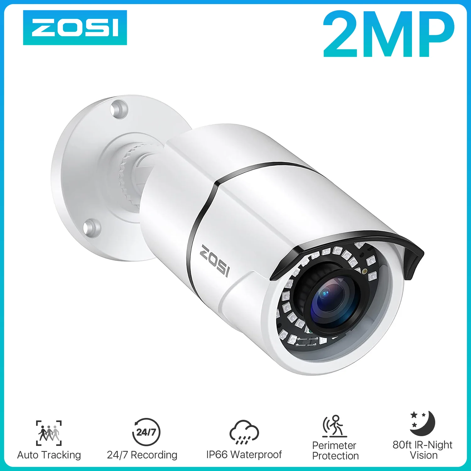 ZOSI 1080P Full HD Surveillance Cameras in1 TVI/CVI/AHD