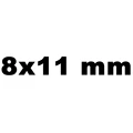 8x11 mm