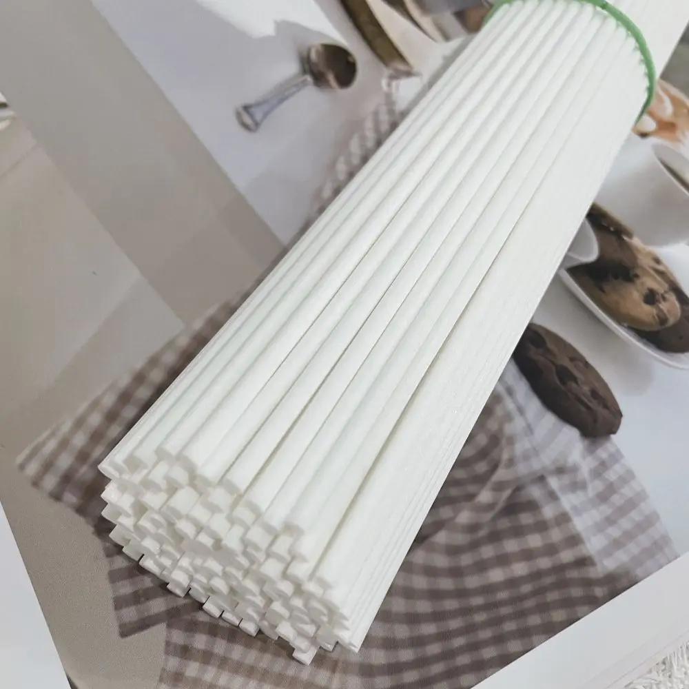 1000PCS 3MM X L10/20/22/23/25/30CM White Fiber Rattan Sticks Home Living Fragrance Decoration Essential Oil Diffuser Reed Sticks