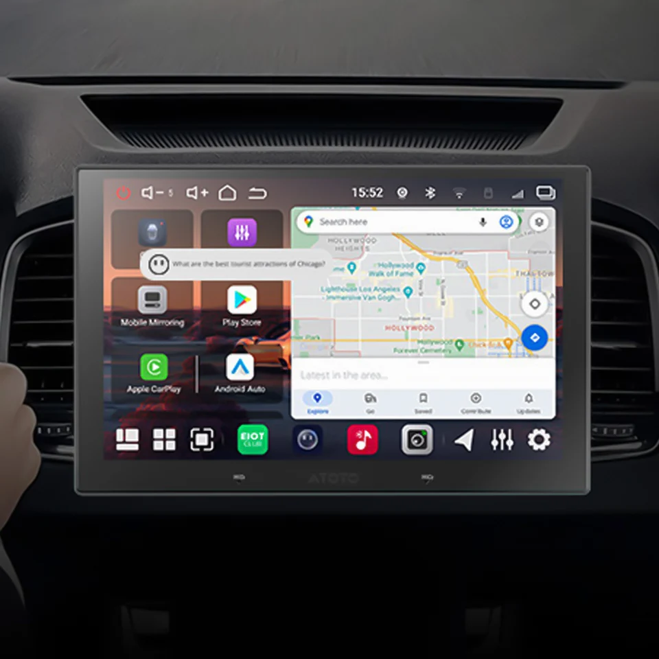 ATOTO X10 10.1" Android 13 Autoradio – DAB+, Kabellos CarPlay & Android Auto, 8+128GB