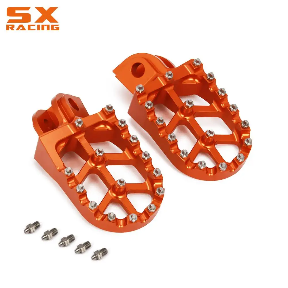 Motorcycle Foot Pedals For KTM SX SXF XC XCF EXC EXCF XCW XCFW 125 150 -530 ADVENTURE 950 Motorcycle Footpegs Pin Shift lever Tip Foot Peg Pedals Rest