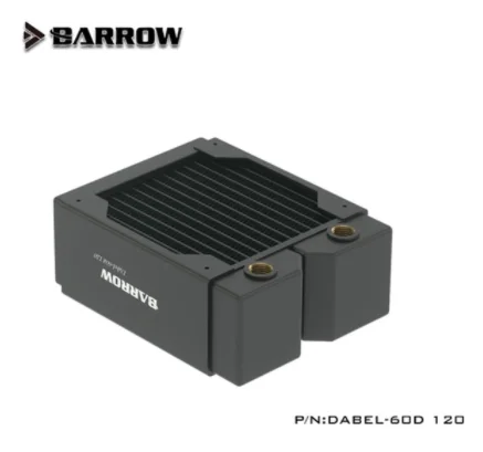 Barrow Dabel60d Radiador de Cobre Vermelho Ferramenta de Refrigeração de Água Cpu Overclocking Cooler Espessura 60 mm 12cm Fan 120 240 360 480 - Imagem 3