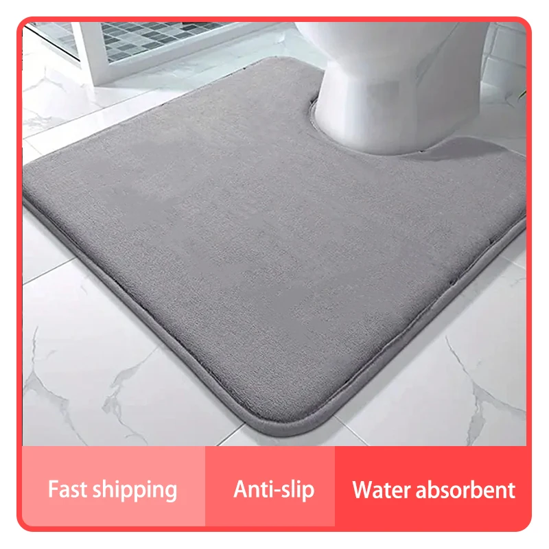 LargesizebathroommatU-shapedbathroomcarpetwaterabsorbingandnonsliptoiletmathomedecoration-AliExpress15