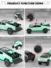 1:24 Tesla Cyberpunk Pickup Truck Model Alloy Simulation Sound And Light Pull Back Off-Road Vehicle Boys Collection Decoration 5