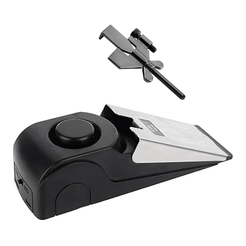 

Door Stop For Travel Siren Door Stop With Portable Door Lock, Floor Wedge Security Alarm For Travel