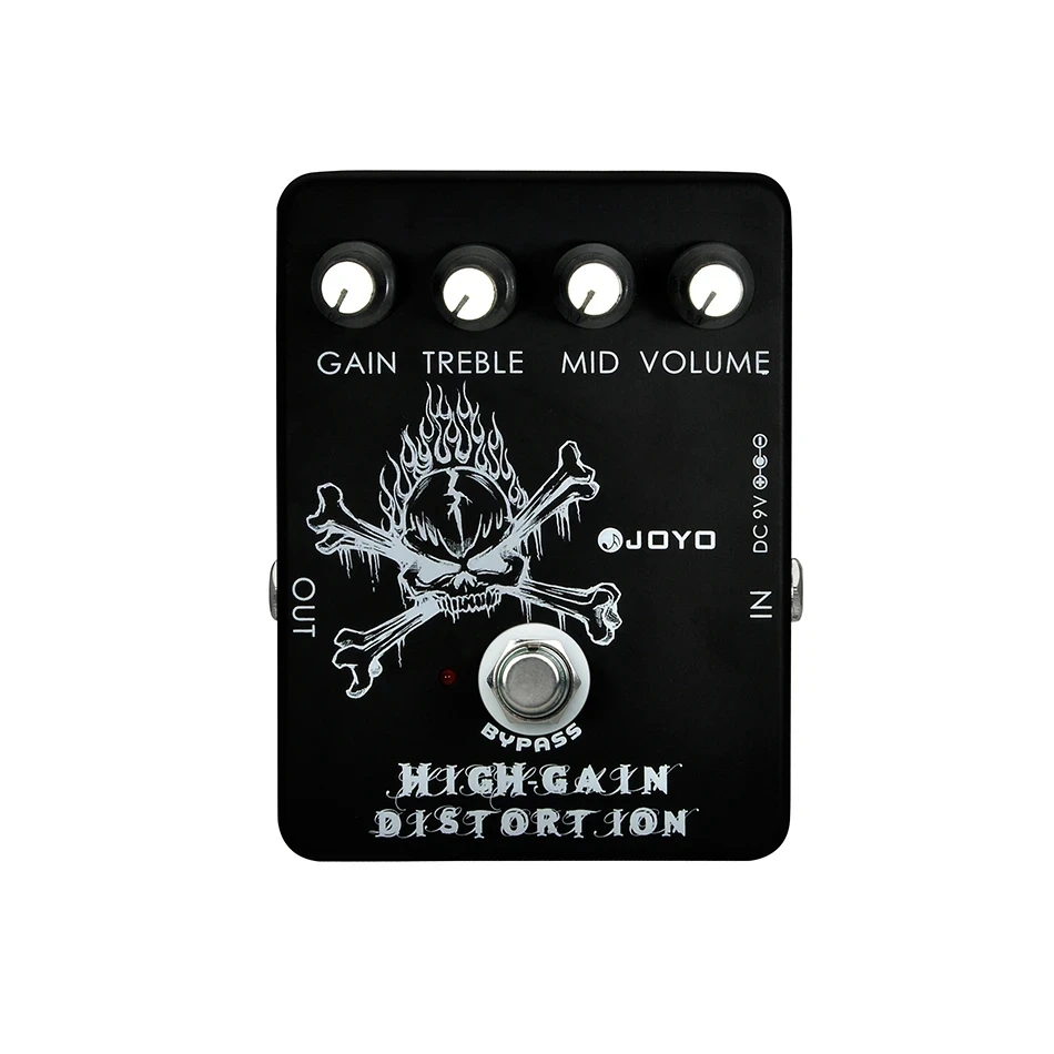 AA JOYO JF 04 High Gain Distortion Pedal Effect from AC/DC Crunch to Heavy Metal Pedal Effect