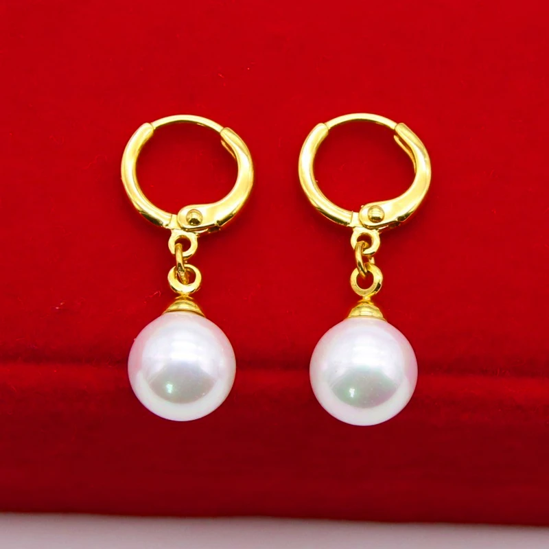 

Классические женские серьги, жемчужные Подвесные серьги для влюбленных, Хороший Подарок на годовщину, свадьбу