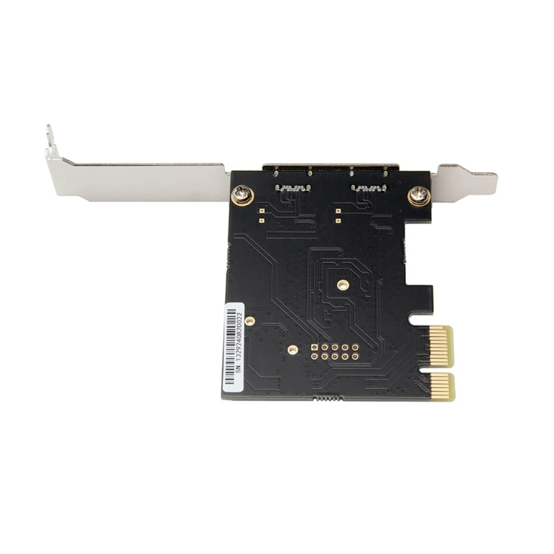 

Адаптер PCIE1X на 2 порта USB3.1 TypeC 2-портовая карта расширения TypeC PCIe Быстрая передача данных
