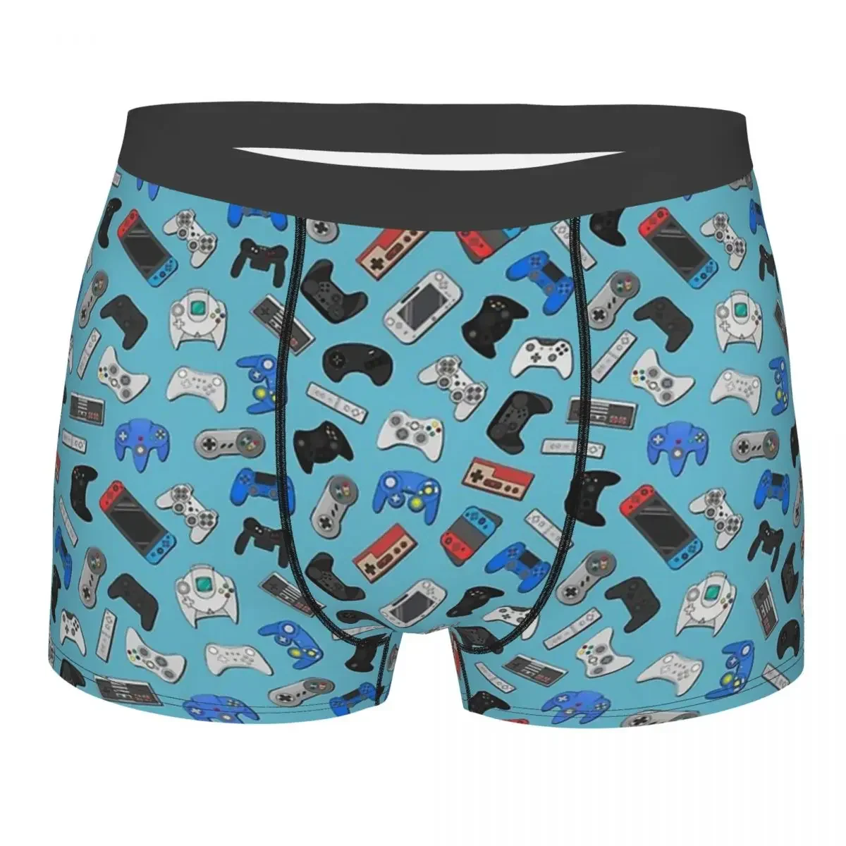 

Video Game Controller Background Gadgets Seamless Pattern Underpants Cotton Panties Male Underwear Ventilate Shorts Boxer Briefs