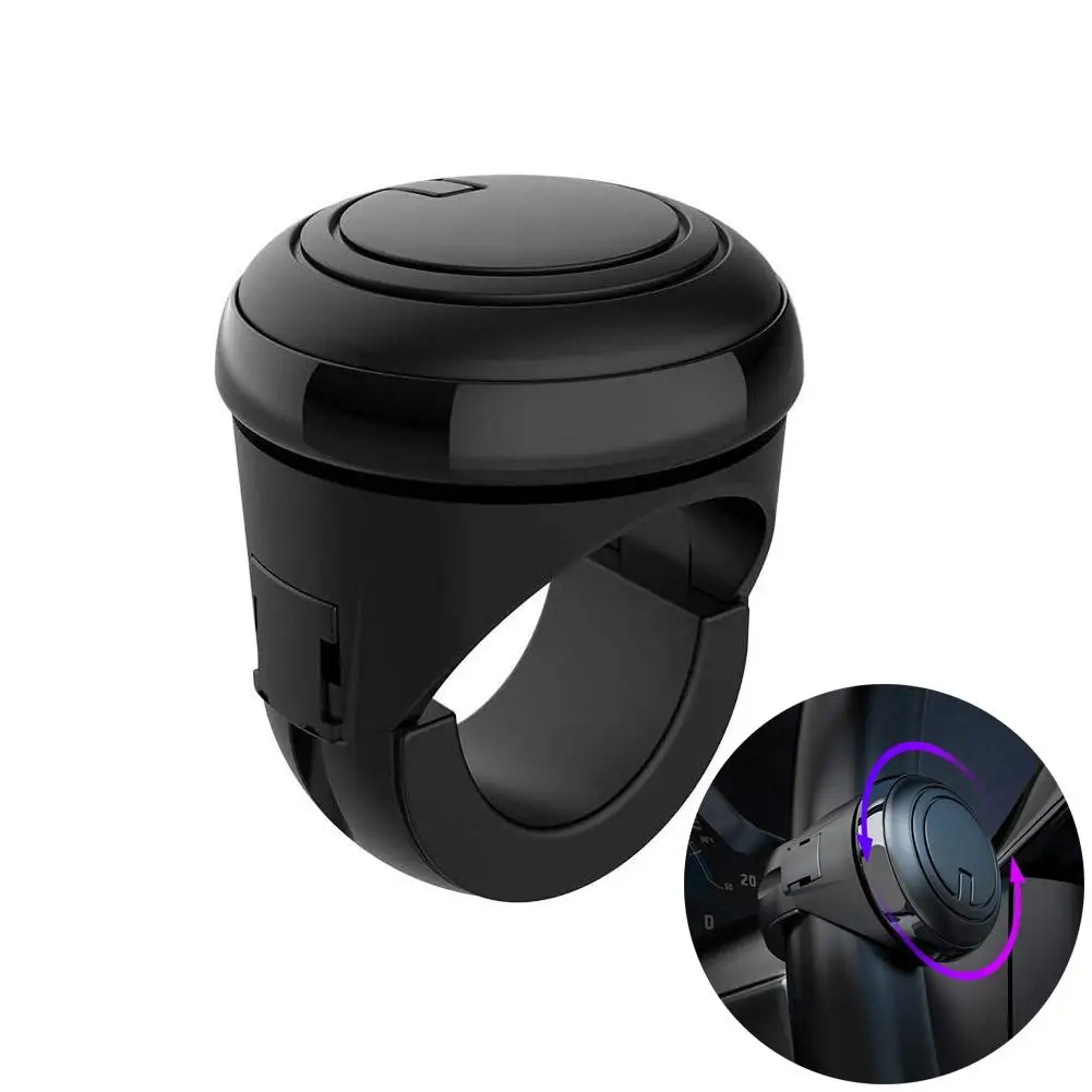 Powered Rotation With Button Car-Power-Handle-Spinner-Steering-Wheel-Booster-Knob-Metal-360-Degree ...