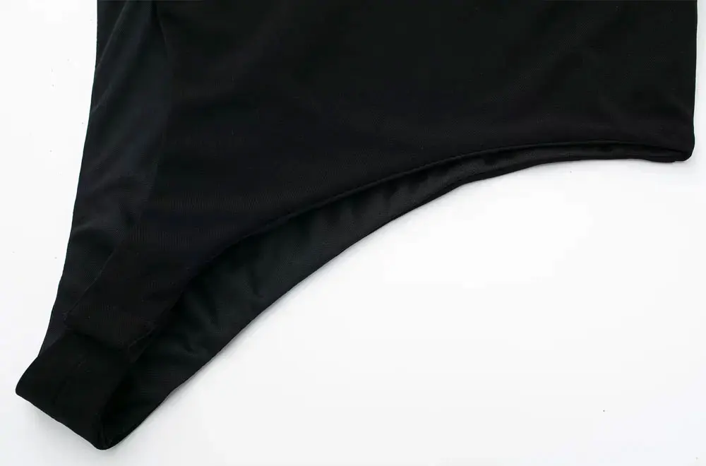 sweetheart draped bodysuit side view