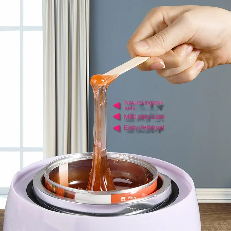 110V/220V Efficient Wax Heater for Brazilian and Can Wax Tear Off Soft for Full Body Hair Removal, Perfect Men and Women