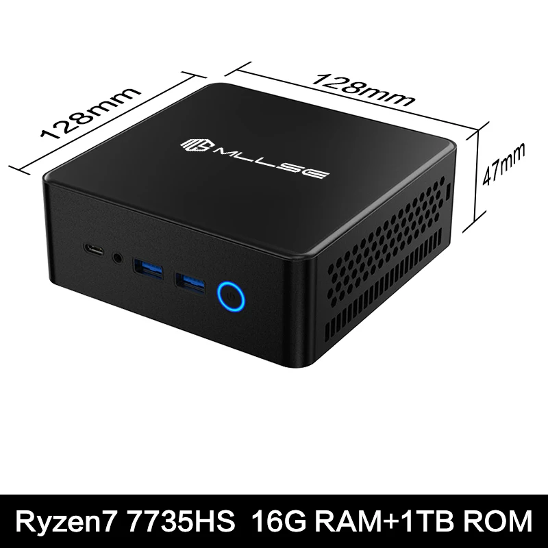 MAX80%OFF／セール開催中 Mini K2 MLLSE PC 1TB RAM 16G DDR5 8C/16T 7735HS 7 Ryzen AMD ミニPC
