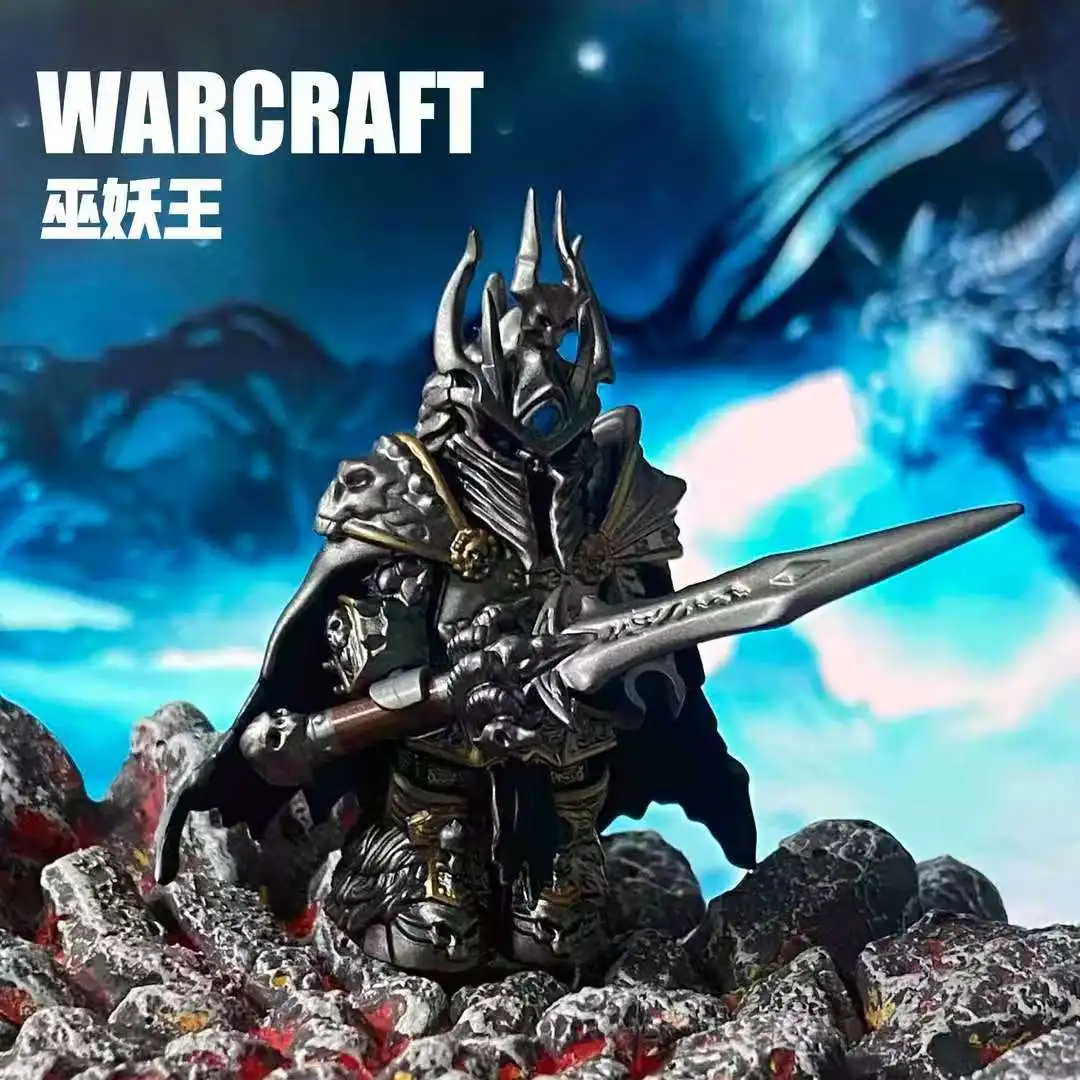 Mittelalterliche Stormwind-Soldaten World Of Warcraft Wow Bausteine Lich King Mini-Actionfigur Spielzeug Geschenke DT014 – Detail 1