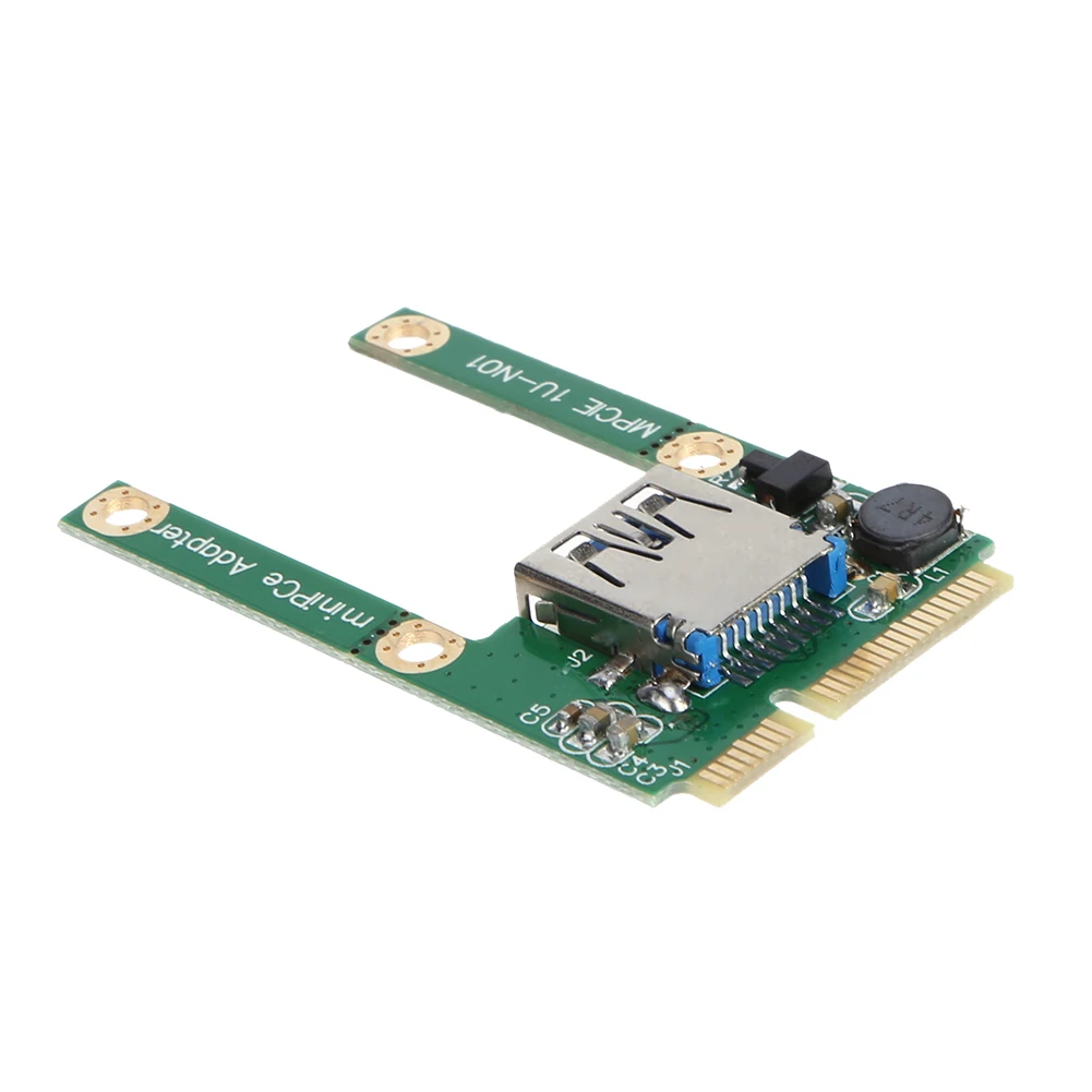 10-1PC Mini PCI-E to USB3.0 PCI Express Adapter Pcie Riser Card Mini PCI-E to USB 3.0 Expansion Card Converter for Notebook