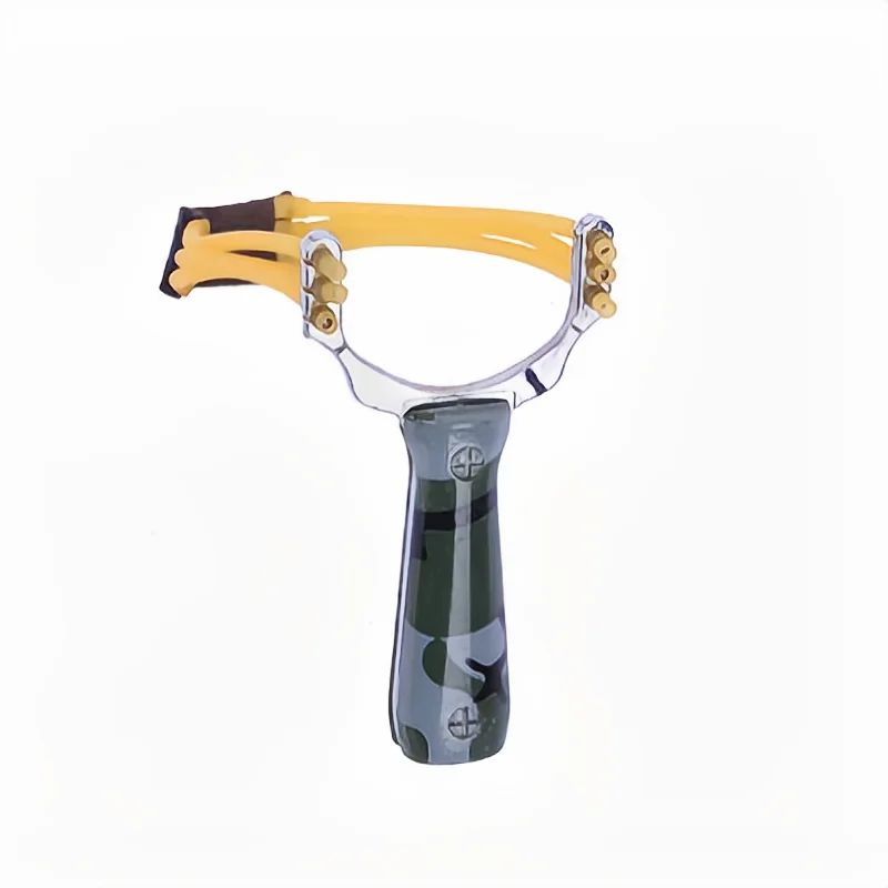 NewestPowerfulSlingShotAluminiumAlloySlingshotCamouflageBow