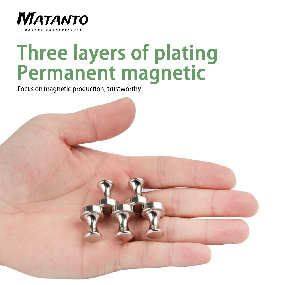 마그네틱 푸시핀, 강력한 자석 푸시핀, 사무실 화이트 보드 자석 교육 보드, 마그네틱 네일, D16 mm x 20mm