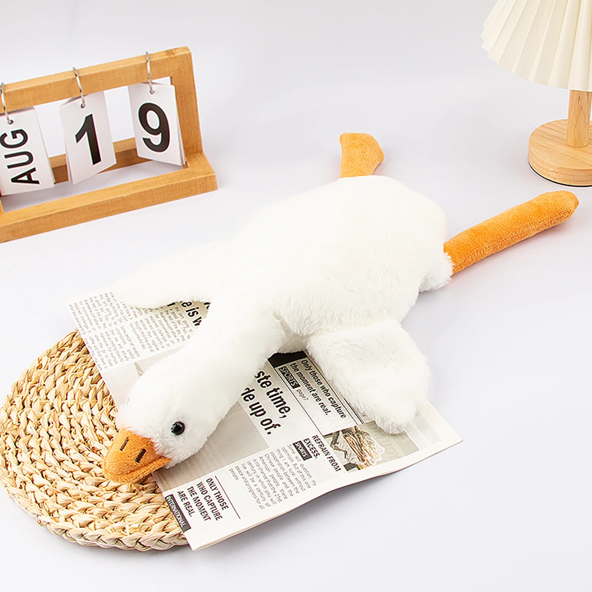 50cm Goose Plush Toy Soft Stuffed Animal Couch Pillow Bed Decor Gift for Kids Girls Women Birthday