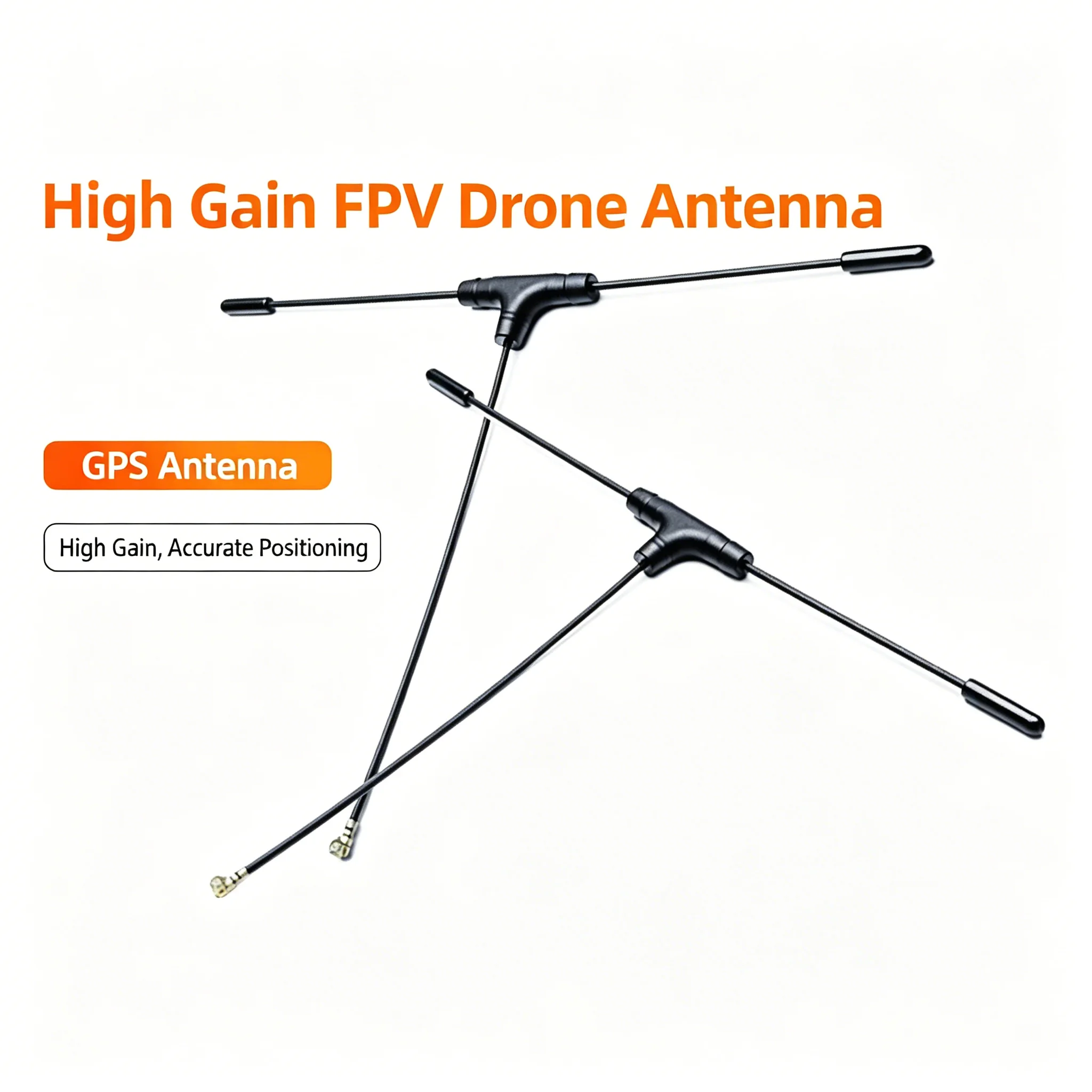 Récepteur ELRS Nano 915MHz avec antenne externe, prêt pour l'installation sur un drone FPV