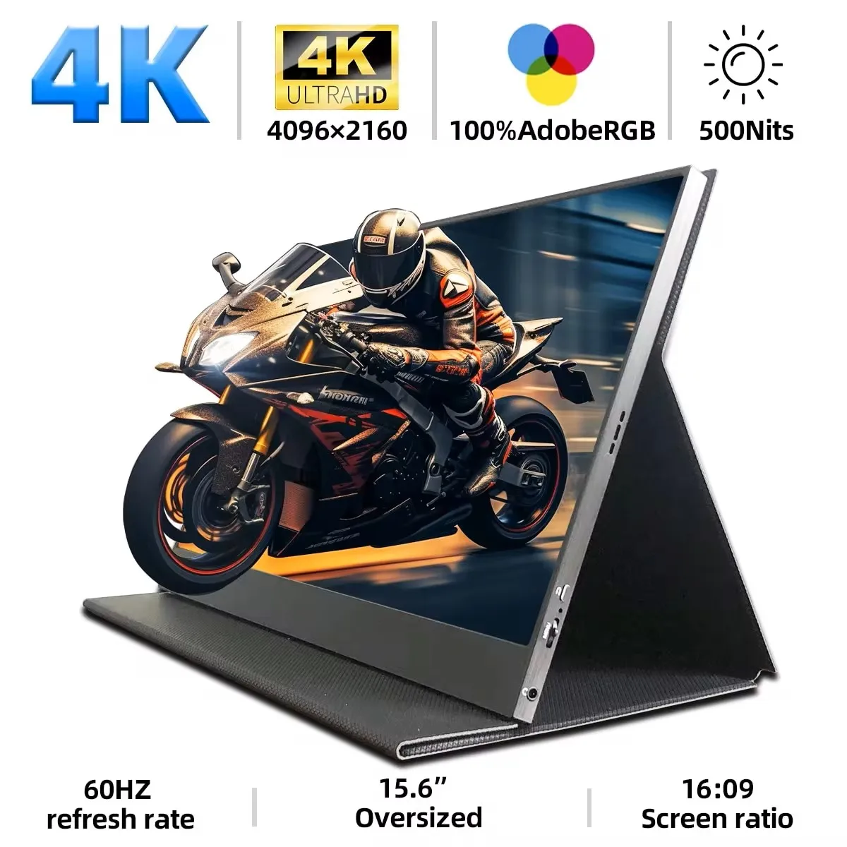 4K ポータブルモニター Amazon.co.jp: Jhcztrk モバイルポータブルモニター 15.6インチ