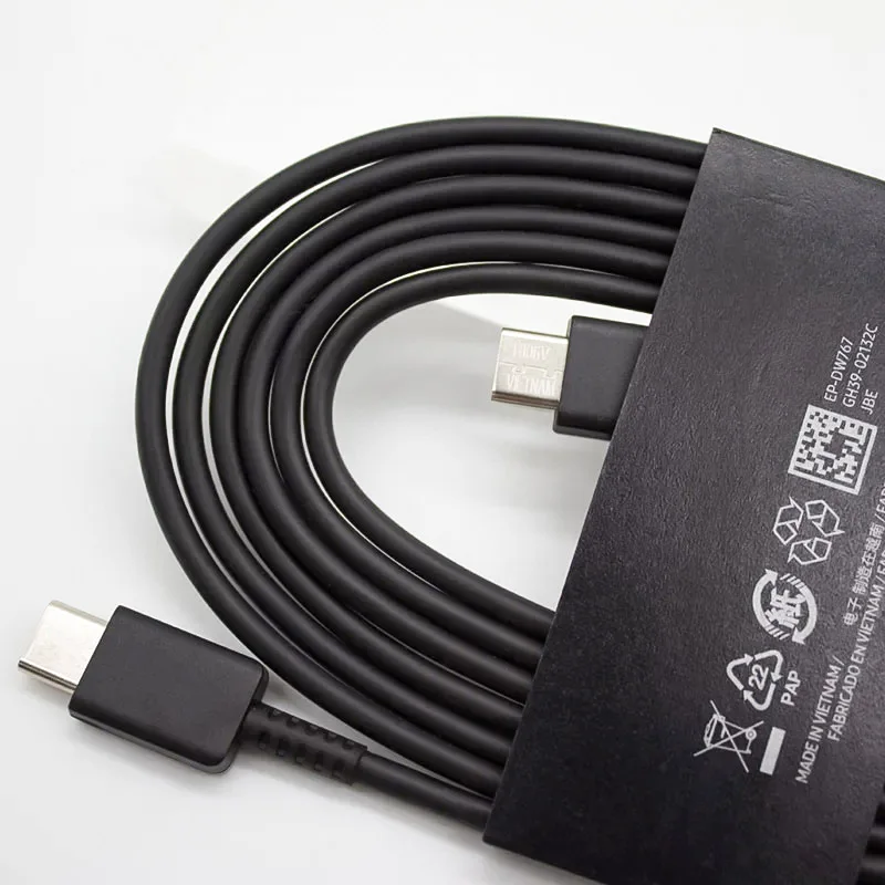 Premium 1.8M USB-C 3A PD Cable with 45W Super Fast Charging Capability