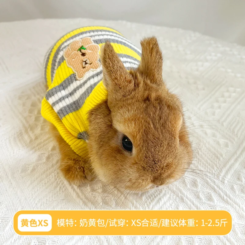 Autumn-winter Warm Rabbit Sweater Rabbit Clothes Dwarf Rabbit Lop-eared Rabbit  Bunny Clothes Rabbit Accesorios Rabbit Costume - AliExpress