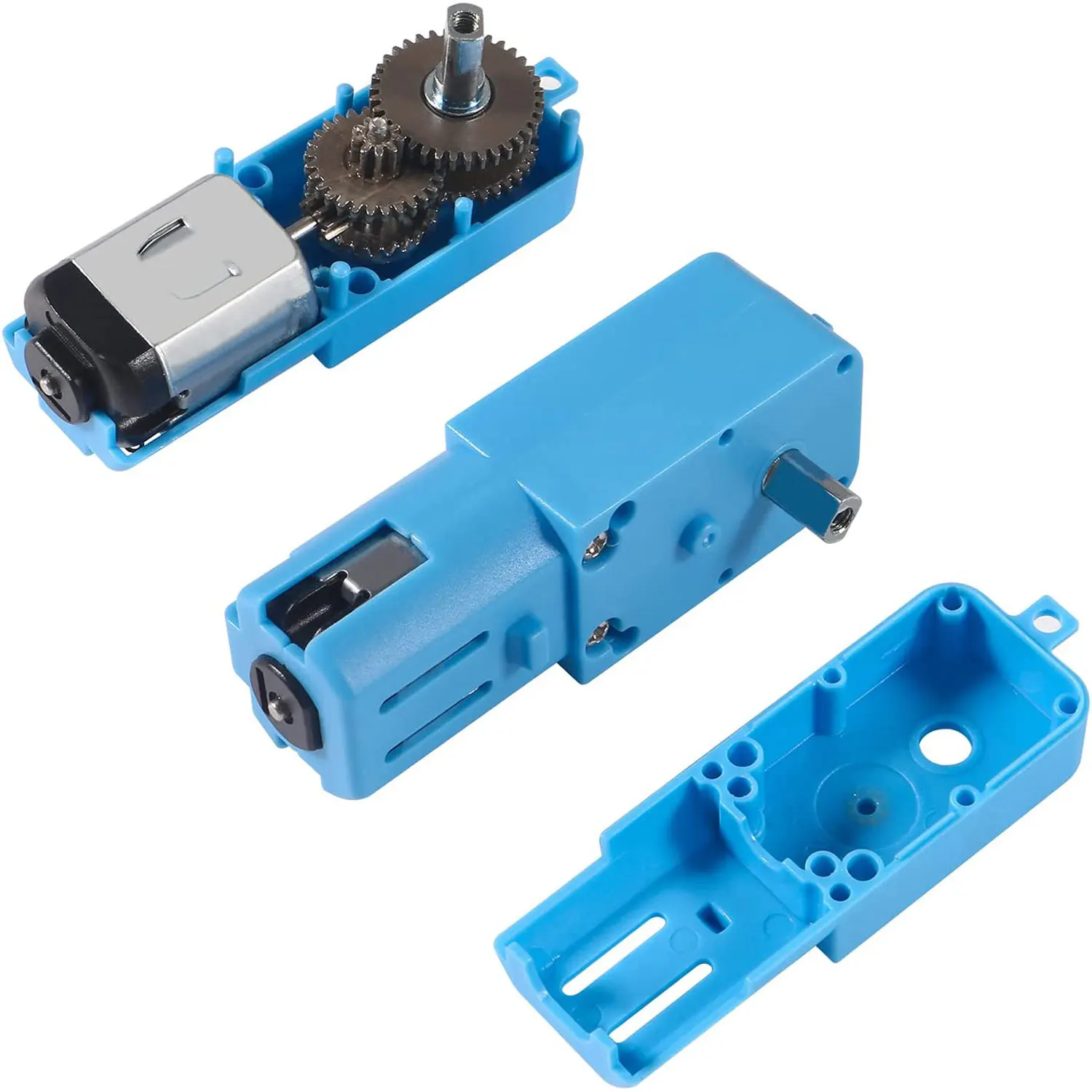 pces tt dc do motor da engrenagem do metal todo motor da caixa de engrenagens do redutor da velocidade do metal único motor da linha central para brinquedo esperto do rc do carro do robô