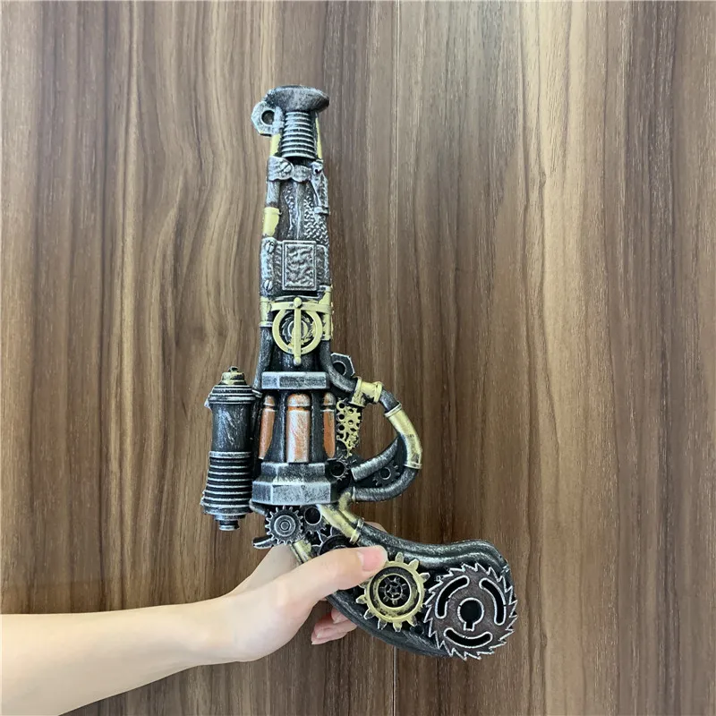 Cosplay Prop 1:1 Revolvers Future Warriors Weapon Coloured Gun Strange Technology Revolvers Cosplay Awakening Magic Sword Safety PU 32cm