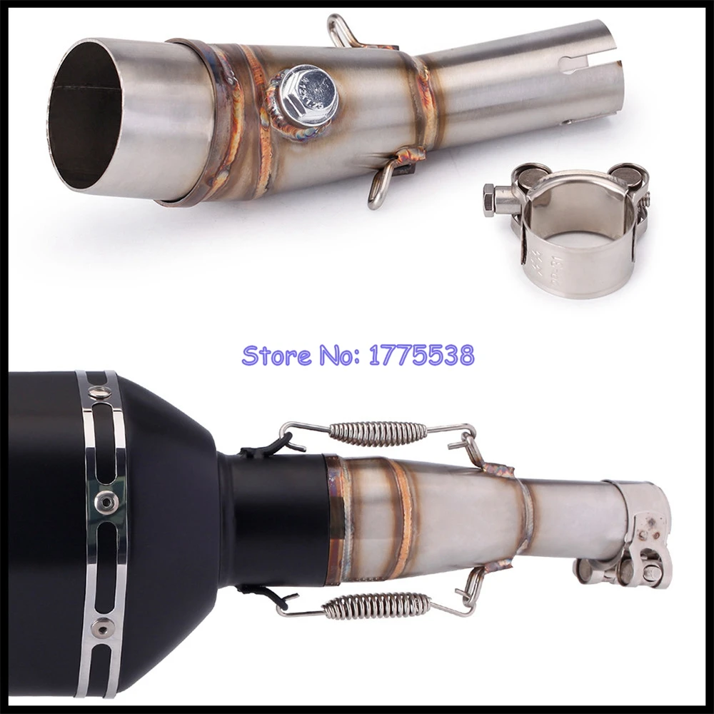 For HONDA Forza350 NSS350 2021-2024 ADV350 2022-2024 Motorcycle Exhaust System Link Pipe Escape Moto Muffler Carbon DB Killer - Image 3