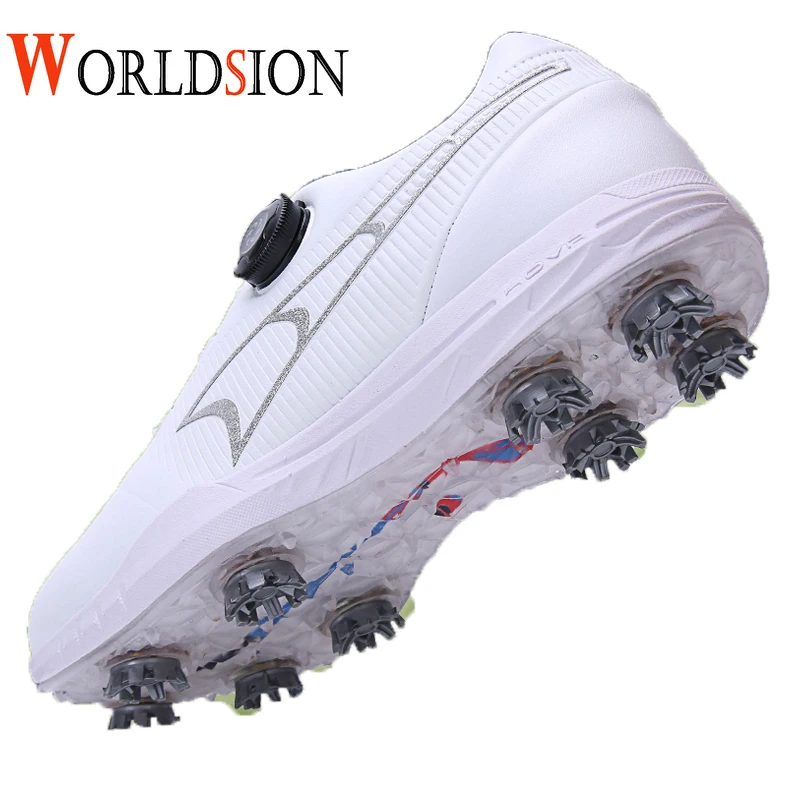 

Spikes Golf Shoes Men Women Professional Golf Wears for Men Luxury Golfers Sneakers Outdoor Anti Slipl Walking Footwears