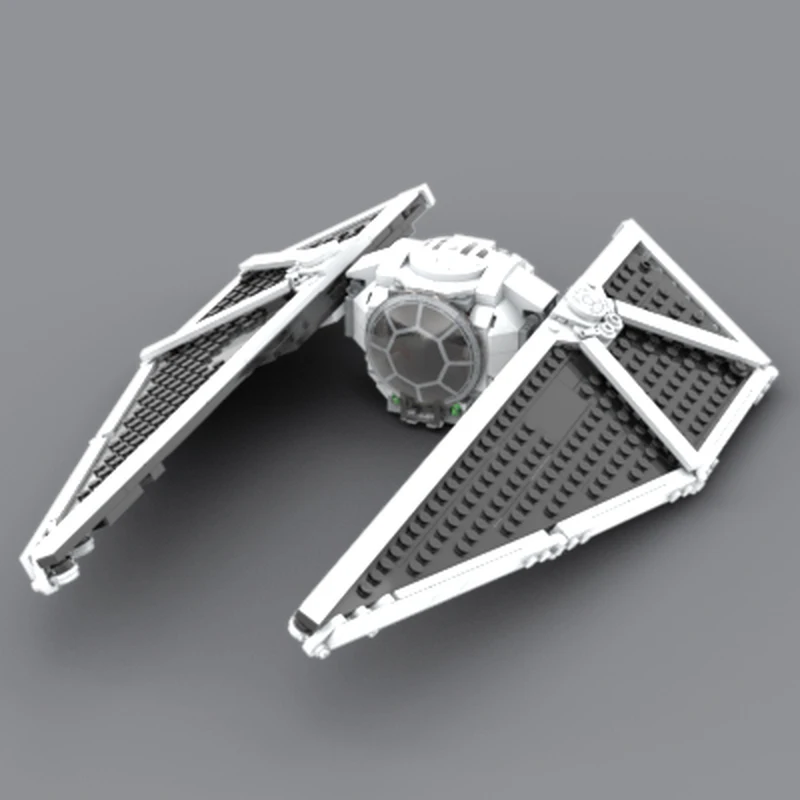 New Space Series Moc The Imperial Tie Silenziatore Striker Bricks Model Modificato Da 75300 Fighters Building Blocks Giocattoli Fai Da Te Regali