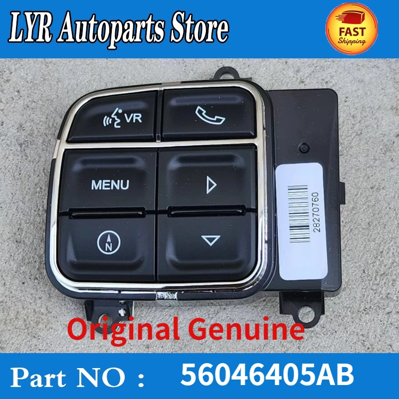 Interruttore Del Volante Per Auto Originale Per Chrysler 200 Dodge Avenger Jeep Compass Liberty Patriot Wrangler Jk 11-18 56046405Ab