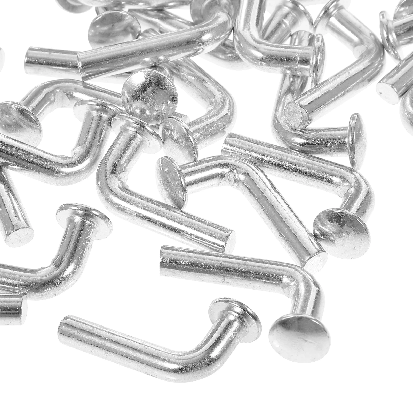 Pallet Rack Drop Pin 100Pcs Heavy Duty J Bolt Safety Universal Pins Small Pallet Rack Safety Bolt Round Top Hat Home Or Diy