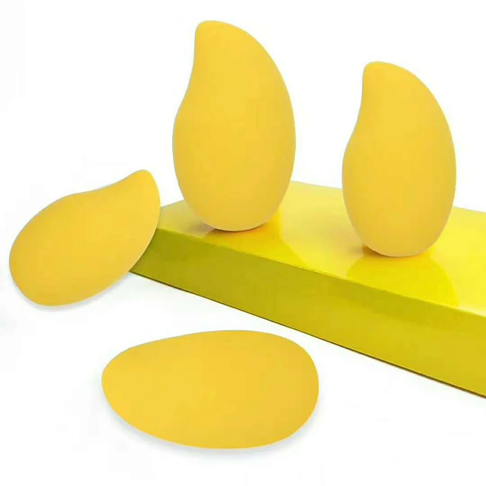 3pcs/set Fruit Shape Makeup Sponge Soft Cute Peach Strawberry Cosmetic Puff For Foundation Concealer Cream Dry/ Wet Dual Use 6