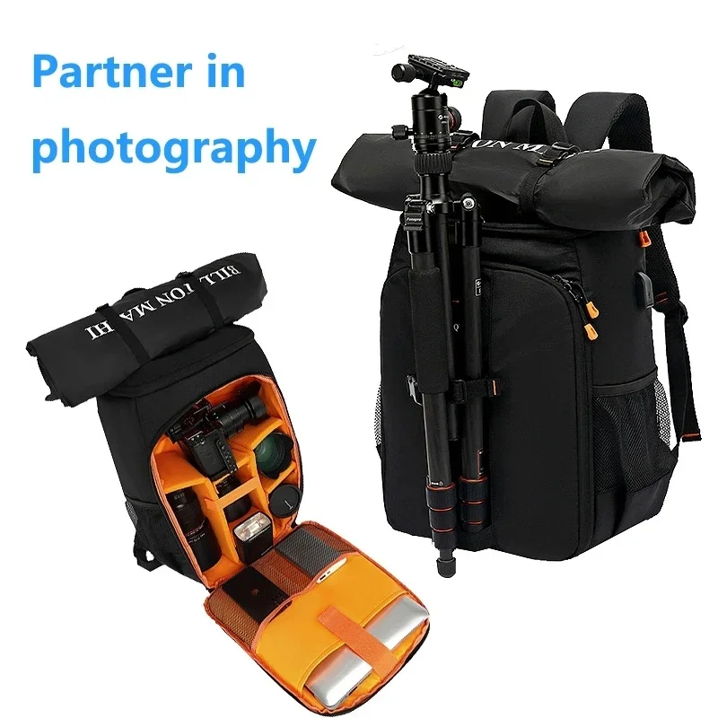 Waterproof Large Capacity Outdoor Backpack for Camera and Notebook