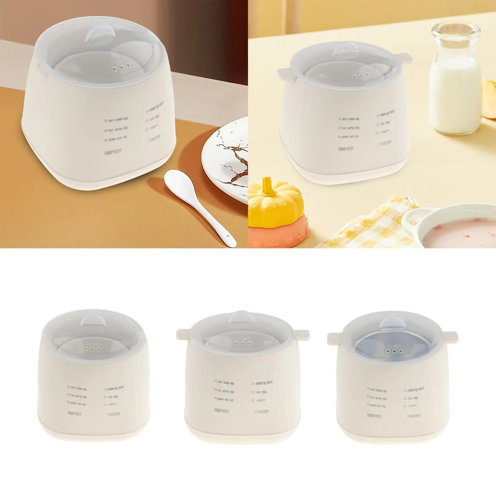 Rapid Electric Egg Cooker Practical Portable Multipurpose Kitchen Utensil Smart Kitchen for Dormitory Hotel Camping Home Office