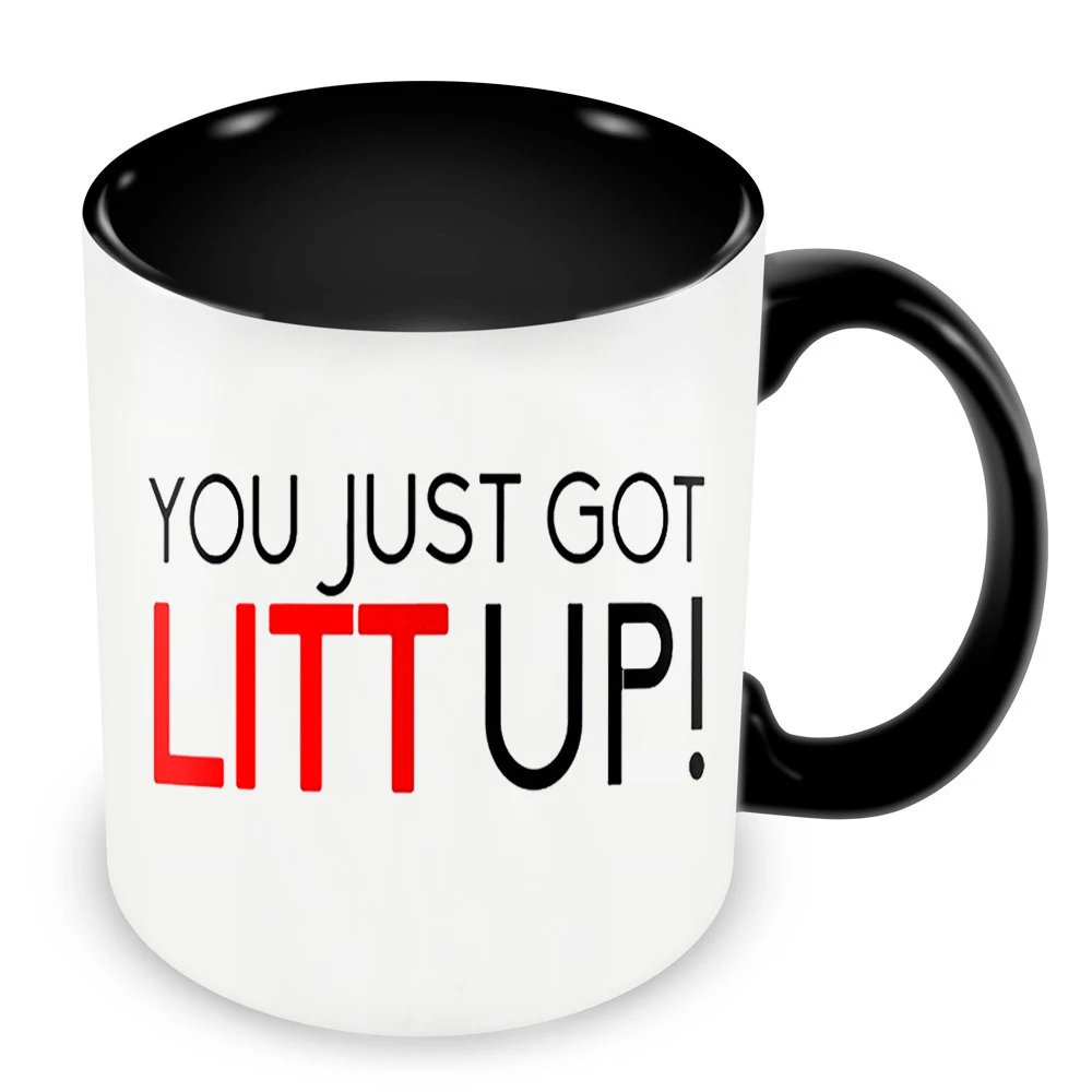 

You Just Got Little Up!! Louis Litt TV Shows Suits Coffee Mugs Tea Cups, Beer Milk Mugs, Home Tableware, Coffeeware, Teaware