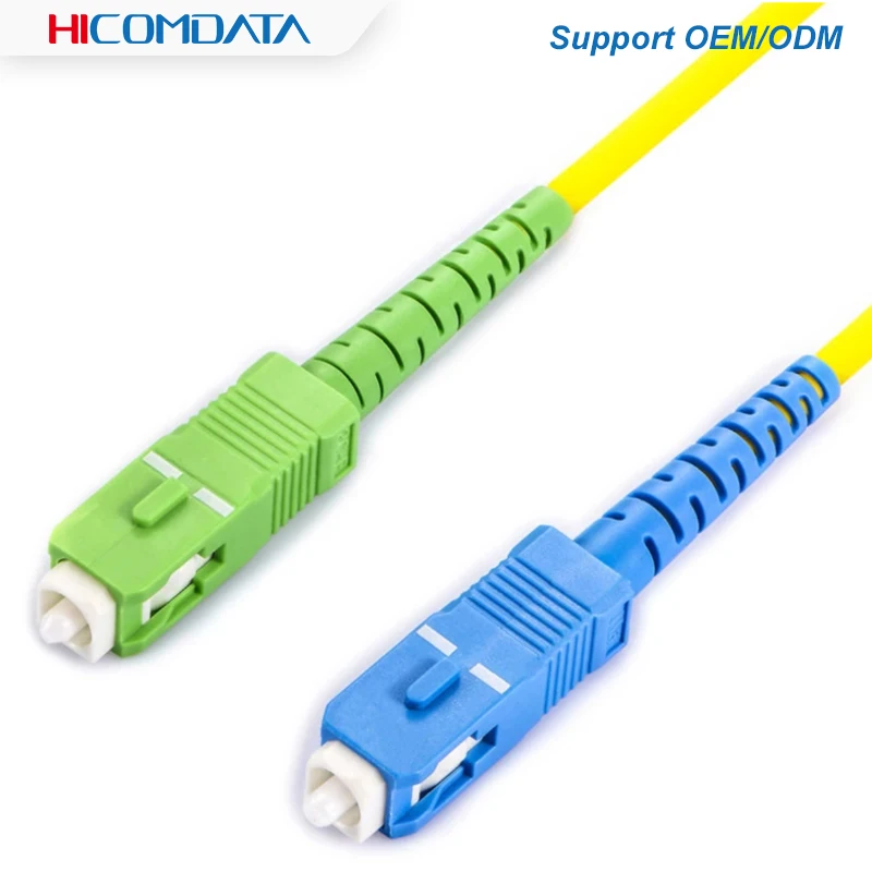 10pcs SC APC-UPC Singlemode Fiber Optic Patch Cable SC SM 2.0 mm 9/125um FTTH Fiber Patch Cord Optical Fiber Jumper 3m 10m 30m