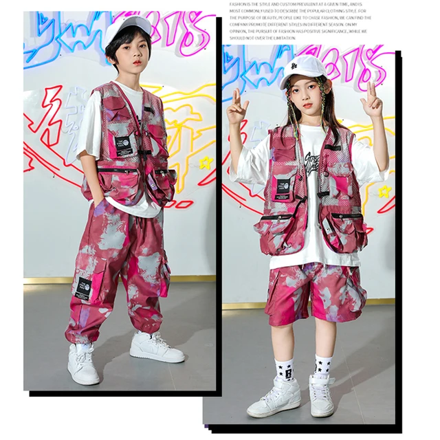 Kpop Outfit Girls Group Jazz Dance Stage Costume Hip Hop Dancewear